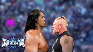 WWE FULL MATCH  The Great Khali Vs Brock Lesner  WrestleMania Full Match [upl. by Merrell495]