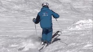 Advanced Mogul skiing Movements explanation and visuals [upl. by Peppel563]