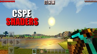 MCPE 118  CSPE SHADERS v7 15 ULTRA REALISTA PARA MINECRAFT PE  Gama Alta [upl. by Frye]