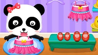 Baby Pandas Supermarket  Halloween Party Shopping  Fun Making Ice cream Games For Kids [upl. by Browning704]