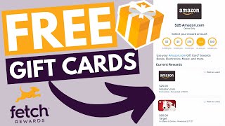 How To Redeem Free Gift Cards With Fetch Rewards Points  How To Use Fetch Rewards App For Beginners [upl. by Viv838]