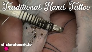 Traditional Hand Tattoo  Skin Art EP5 [upl. by Ahsimaj73]