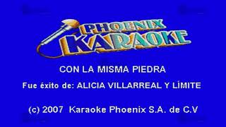 Con La Misma Piedra  Multikaraoke ► Éxito De Límite [upl. by Ailemor]