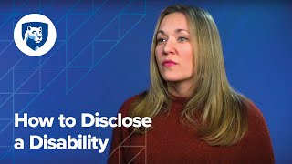 How To Disclose a Disability to An Employer — A Simple Approach [upl. by Roosevelt]