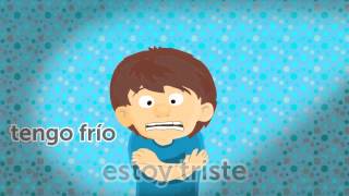 Sentimientos in Spanish Song to learn how to name the Feelings in Spanish for kids [upl. by Euqinna]