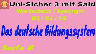 Uni Sicher 3 mit Said I Deutsch B2C1C2 I Lexion 11 Schule Bildung Seite 8 [upl. by Siul54]