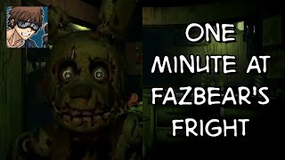 Five Nights at Freddys 3 One Minute at Fazbears Fright [upl. by Adnohsak]