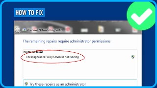 How to Fix The Diagnostic Policy Service is Not Running in Windows 111087 [upl. by Coplin]