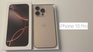 IPHONE 16 PRO  Desert Titanium  Unboxing [upl. by Perseus]