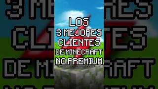 Los MEJORES Clientes de Minecraft NO PREMIUM con LAUNCHER hypixel [upl. by Ahsiruam248]