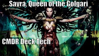 Shauns Savra Queen of the Golgari CMDR Deck EDH  Commander  Magic the Gathering [upl. by Ymerej]