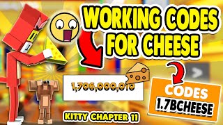 ALL WORKING ROBLOX KITTY CODES FOR 1 BILLION CHEESE 🐱 FEBRUARY 2021 CHAPTER 11 CODES OF KITTY 🧀 [upl. by Gent447]