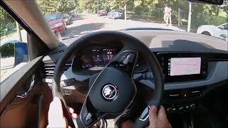 Skoda Kamiq Selection 116HP 2024  Csak vezetés POV test drive [upl. by Esital]