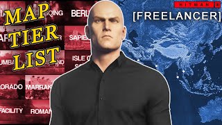 Freelancer Map Tier List Hitman 3 [upl. by Rossing]