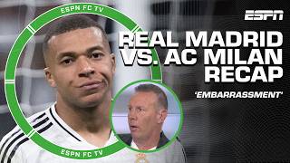 Theyre an EMBARRASSMENT 😳  Craig Burley GOES OFF on Real Madrid after loss to AC Milan  ESPN FC [upl. by Elbon]