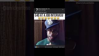 E40 at a job interview 😆 e40 meme viral reels explore fyp tiktok funny shorts drake nba [upl. by Trinetta]