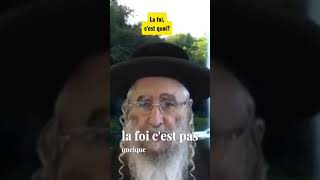 🤩 CEST QUOI LA VRAI FOI 🤫 Rav Avraham Ifrah breslev 🔥 [upl. by Morel]