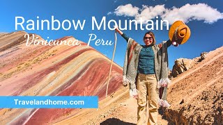 The Rainbow Mountain in Peru Mountain of 7 Colors  Vinicunca [upl. by Averill]