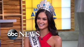 Miss Universe Philippines Speaks Out on Sharing Crown [upl. by Olotrab635]