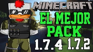 El Mejor Pack de texturas para Minecraft 172174 SIN LAG version 1 [upl. by Skeie]