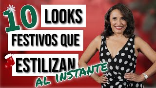 10 LOOKS Festivos que ESTILIZAN al Instante [upl. by Deste942]