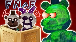 DanTDM FNAF World 5  VIRTUAFREDDY amp THE PAPERPALS The Diamond Minecart [upl. by Lytsirk]