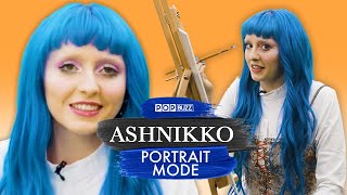 Ashnikko Answers Questions About Their Life And Paints A SelfPortrait  Portrait Mode [upl. by Genny733]