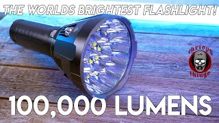 The WORLDS BRIGHTEST flashlight  Imalent MS18 100000 lumen flashlight Holy Cow [upl. by Joao]