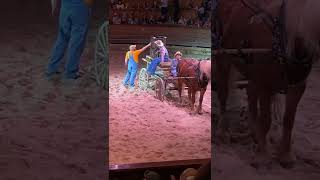 Dolly Partons Stampede Dinner Show Barrel Trick Pigeon Forge [upl. by Atsira]