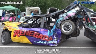 Banger World Series Round 5  Aldershot Raceway  11 June 2023  Highlights [upl. by Lebasiairam365]