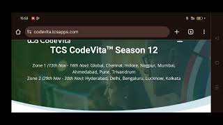 TCS CodeVita Season 12 exam date announced 😱 [upl. by Yssac]