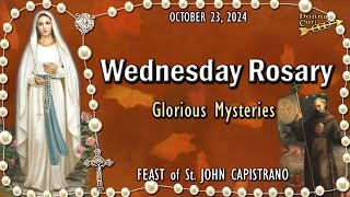 WEDNESDAY Rosary🌹St JOHN CAPISTRANO Feast Glorious Mysteries OCTOBER 23 2024 Falling Leaves [upl. by Accissej]