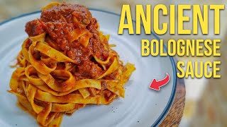 How to Make ANCIENT BOLOGNESE SAUCE Recipe like a Great Grandmother from Bologna [upl. by Alecram]