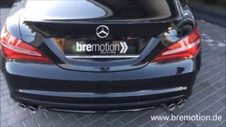 Bremotion  Sportauspuff für MercedesBenz CLA250 by BRABUS in Frankfurt [upl. by Coward]