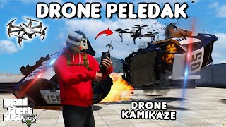 DRONE KONTROL TEROR POLISI  GTA 5 ROLEPLAY [upl. by Shalom738]