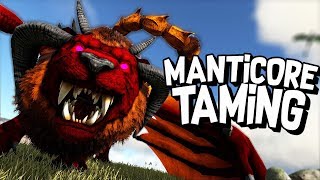 ARK Survival Evolved Ep 64  TAMING A MANTICORE Modded Survival [upl. by Oilasor]