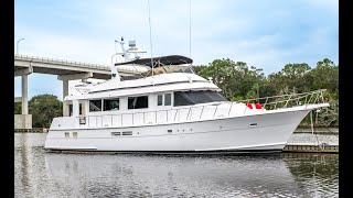 74 Hatteras Walkaround Motor Yacht quotCandi Landquot [upl. by Marigolde64]