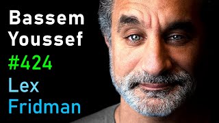 Bassem Youssef IsraelPalestine Gaza Hamas Middle East Satire amp Fame  Lex Fridman Podcast 424 [upl. by Willey]