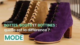 BOTTES BOOTS et BOTTINES  Quelle est la différence [upl. by Michaela]