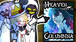 Hazbin Hotel Heaven reacts to Columbina as Lucifer new wife 🛎️Gacha 2 Hazbin Hotel Prime reacts to [upl. by Ahserb]