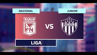 Nacional vs Junior En vivo  Liga BetPlay Dimayor 2022I  Cuadrangulares fecha 6 [upl. by Loesceke]