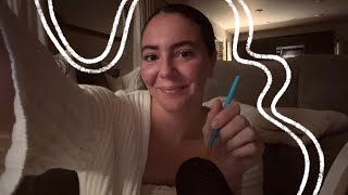 ASMR whispered sleep affirmations  mic brushing 💌 [upl. by Arzed]