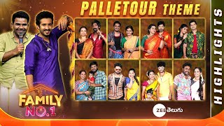 Family No1 ‘Palle Tour’ Theme Episode I Highlights  Every Sunday  11 AM  Zee Telugu [upl. by Enale]