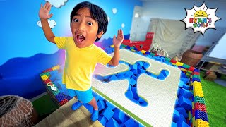 Ryan jumping through impossible shapes challenge [upl. by Pace947]