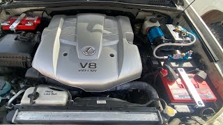 Offgrid Engineering dual battery system Redarc BCDC 1225d install on a Lexus GX470 [upl. by Nnyledam337]