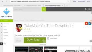 TubeMate 228 Apk for android [upl. by Arorua114]