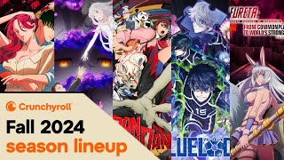 New Anime Coming to Crunchyroll in the Fall 2024 Anime Season [upl. by Suoirred]