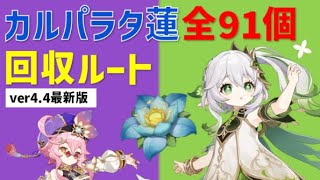 【ver44最新版】カルパラタ蓮「全91個」回収ルート ナヒーダ、ドリーの育成素材 アランナラあり スメール 91 Kalpalata Lotus locations【攻略】 原神 Genshin [upl. by Diehl]