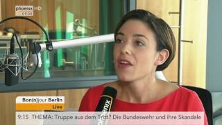 Bonnjour Berlin Katharina Hamberger zu aktuellen Themen vom 20072017 [upl. by Nicolea]