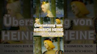 literatur russland poesie dichter heine Deutschland booktube bücher viral kultur [upl. by Merle709]